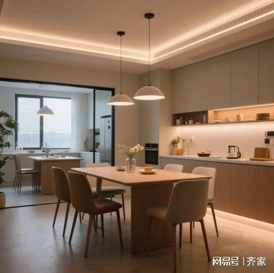 家的现代简约餐厅温馨到犯规！AG真人百家家乐平台哇塞 这(图3)
